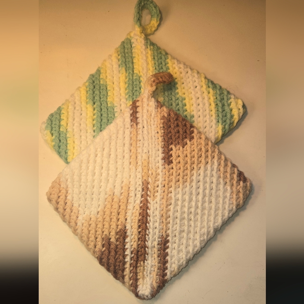 Crochet Pair of Pot Holders